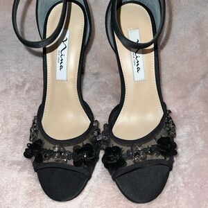 Ankle strapped high heels